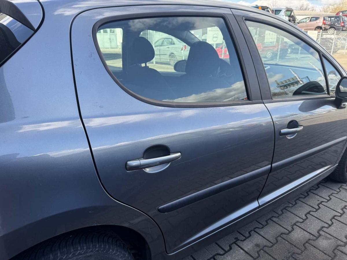 Peugeot 207 original T&uuml;r hinten rechts KTH Thorium Grau 5-T&uuml;rer Rohbau Bj.2010